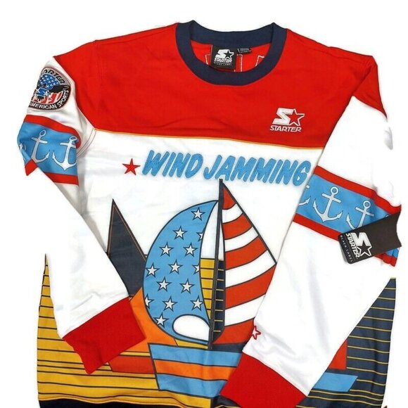 STARTER Other - Starter Black Label Wind Jamming Sailing Boat Sweatshirt Mens Size XL Yacht Club